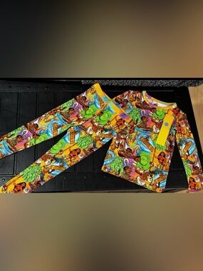 NEW WITH TAGS Bamboo Moana Pajama Set – Kids Size 5/6